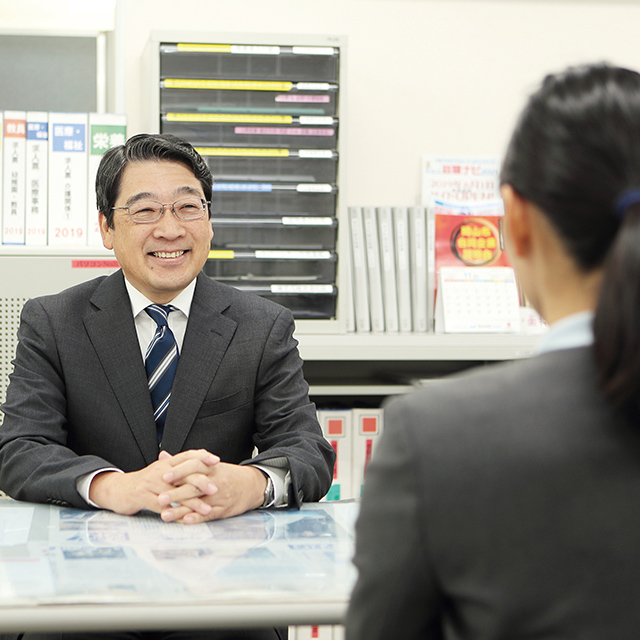 専任就職支援スタッフがサポート