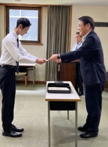 学業成績特待生授与式1