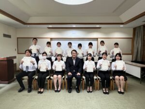 学業成績特待生授与式4