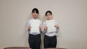 保育学科森さんと近藤さん